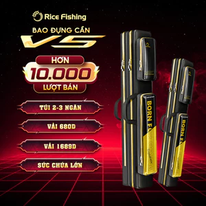 Túi Đựng Cần Câu V5 RICE FISHING Vải Oxford 600D & 1680D Chống Thấm Cao Cấp TC-23