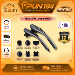 Máy Massage Đấm Lưng Cầm Tay Rulax 6 Đầu Phiên Bản Tiếng Việt Chính Hãng Rulax | Bảo Hành 12 Tháng |