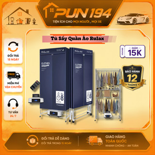 Tủ Sấy Quần Áo Rulax 3 Tầng 2000W Gấp Gọn Không Lo Tốn Diện Tích, Mưa,Nồm,Ẩm [ Bảo Hành 12 Tháng ]