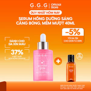 Serum Hồng 5% Niacinamide Dưỡng Sáng, Căng Bóng &Giảm Thâm Sạm G.G.G 40ml