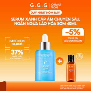 Serum Xanh Cấp Ẩm Sâu Và Ngăn Ngừa Lão Hóa G.G.G Wonder Glow Rejuvenating Serum 40ml