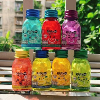 Kẹo The Playmore 22g Thơm Miệng | Kẹo Không Đường Đủ Vị Các Loại Trái Cây Mix