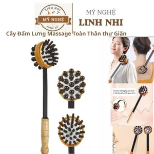 Gậy đấm lưng massage toàn thân, cây đấm lưng thư giãn đa năng tay cầm chắc chắn -Mỹ Nghệ Linh Nhi