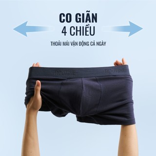 Combo 3 Quần Boxer Nam Lưng Dệt Form Boxer - Routine 10S25UND007