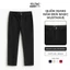 Quần Jeans Nam Đen Trơn Form Slim Cropped - Routine 10S25DPA108C