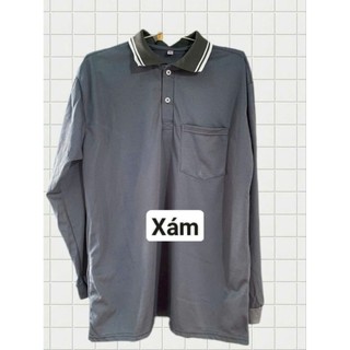 ÁO THUN LAO ĐỘNG TAY DÀI (combo 3 áo_rêu, xám,xanhđen_ hàng tại xưởng)