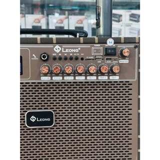 Loa Karaoke Xách Tay 2 Mic Leong L101, Bass Cực Mạnh, Bluetooth Hiện Đại, Dễ Dàng Sử Dụng, Hát Hay