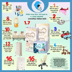 Tã/bỉm quần dán Gooby Premium size M32/L28/XL26/XXL24 chống tràn hiệu quả cho bé từ 6-24kg MECAHEO