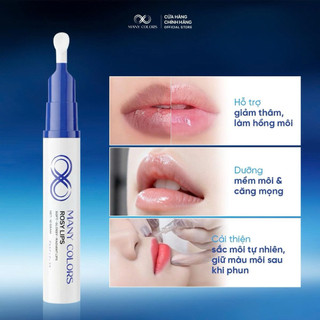 Tinh Chất Hỗ Trợ Dưỡng Hồng Môi - Hỗ Trợ Cải Thiện Thâm Môi Giúp Dưỡng Ẩm ROSY LIPS