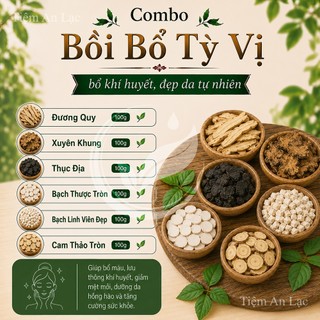 Trà Bổ Khí Huyết Mix Vị Thảo Mộc, Giúp Khí Huyết Lưu Thông, Da Dẻ Hồng Hào, Giảm Mệt Mỏi Căng Thẳng