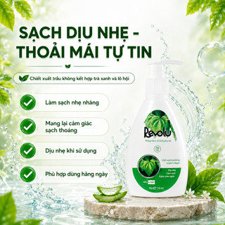 [CHÍNH HÃNG] Dung dịch vệ sinh phụ nữ Revolu chiết xuất từ trầu không làm sạch, khử mùi, trẻ hóa 150ml