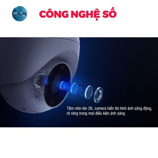 Camera WiFi bán cầu thông minh EZVIZ H4 2K (3MP) - Thẻ Nhớ Lên Đến 512GB, Nhìn Đêm 30m - Bảo Hành Chính Hãng 2 năm