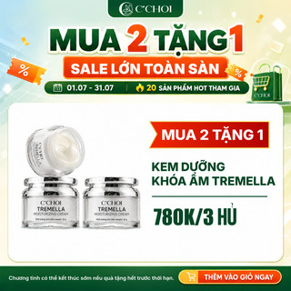 [MỚI] Kem Dưỡng Nấm Tuyết C'Choi Tremella Moisturizing Cream 30g - Cấp Ẩm, Dưỡng Sáng, Căng Bóng Da