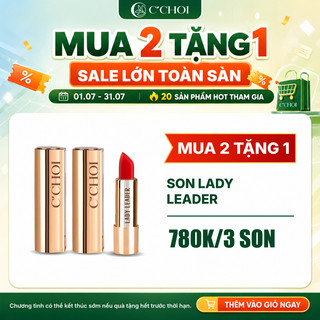 Son sáp lì C'Choi Lady Leader Flamingo Pinki mịn mượt, bền màu, an toàn cho phụ nữ có thai L12