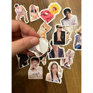 Set 25 sticker in theo yêu cầu, bo viền ảnh, giấy Matte