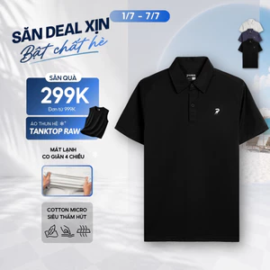 Áo Polo nam thể thao AERO, vải Coolmax cao cấp siêu thấm hút mồ hôi, mát lạnh, khô nhanh, co giãn 4 chiều - FEAER