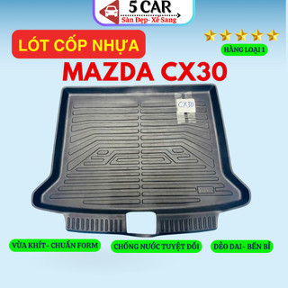 LÓT CỐP xe Mazda CX30, nhựa dẻo siêu đẹp, siêu bền, chống thấm nước, không mùi, vừa khít xe