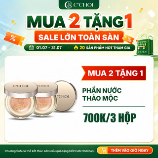 [QUÀ TẶNG] Phấn Nước Trang Điểm C'CHOI HERBAL DD CUSHION Mỏng Mịn Che Phủ Tốt Làm Đều Màu Da Cấp Ẩm- L21