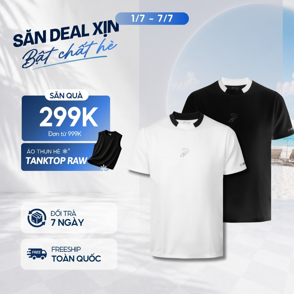 [RUNKEE COLLECTION] Áo thun nam thể thao Swift, vải Polyspun co giãn mát lạnh, nhanh khô, thoải mái vận động - FEAER