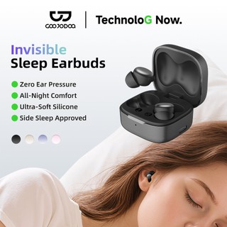 Tai Nghe Ngủ GOOJODOQ Siêu Nhẹ Cho Dân Nằm Nghiêng, Tự Động Kết Nối, Đệm Tai Mềm,Cách Âm Tốt,Pin Lâu