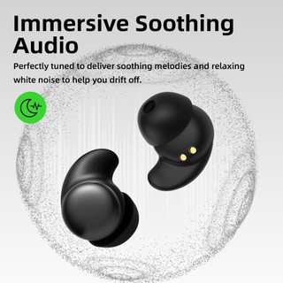 Tai Nghe Ngủ GOOJODOQ Siêu Nhẹ Cho Dân Nằm Nghiêng, Tự Động Kết Nối, Đệm Tai Mềm,Cách Âm Tốt,Pin Lâu