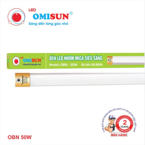Đèn LED Tuýp OMISUN 50W Thân Nhôm Đúc Tản Nhiệt Tốt Siêu sáng, siêu Bền 50000h