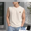 Áo thun sát nách TANKTOP PEEK vải cotton, form rộng thoải mái, thêu logo tinh tế, mặc hè và vận động- FEAER