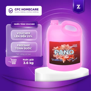 Nước giặt Pano Thơm Mát Tiết Kiệm - can 3.6kg