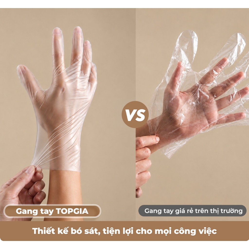 (BỊCH LỚN 300 CÁI) Găng tay đa dụng TPE TOPGIA treo tường dạng rút, tặng kèm móc treo siêu tiết kiệm kích thước phù hợp