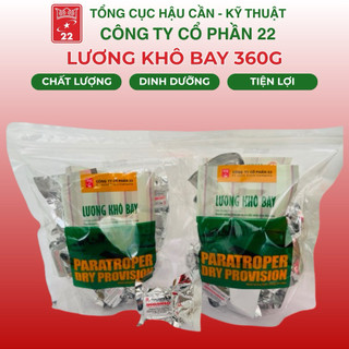 lương khô bay mini 360gr có 24 viên mini nhỏ