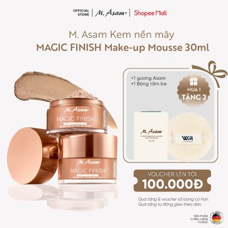 Kem nền mây 5 trong 1 M.Asam MAGIC FINISH Make-Up Mousse 30ml