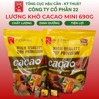 Lương khô cacao mini 690g- LK Quân Đội