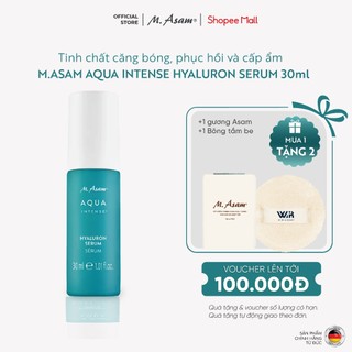 Tinh chất căng bóng và trẻ hóa M.Asam AQUA INTENSE Hyaluron Serum 30ml