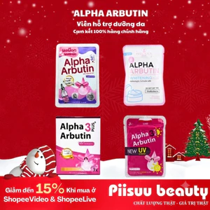 Vỉ 10 Viên Bột Kích Trắng Kyra Alpha Arbutin 3 Plus Đêm, Ngày UV Giúp Da Trắng Mịn