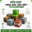 Khối Xếp Hình Nam Châm Thế Giới Block Đồ Chơi Lắp Ghép Sáng Tạo Trang Trí Bàn Học Bàn Làm Việc