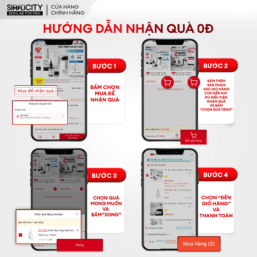 Combo Sạch anh sạch em Men Stay Simplicity: Sữa rửa mặt 3 tác động 100g & Dung dịch vệ sinh nam làm sạch ngăn mùi 80ml