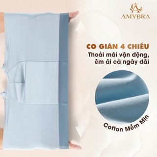 Quần Lót Đùi Nam Cotton Mịn Thấm Hút Kháng Khuẩn, Quần Boxer Co Giãn 4 Chiều Thoải Mái AMYBRA N777