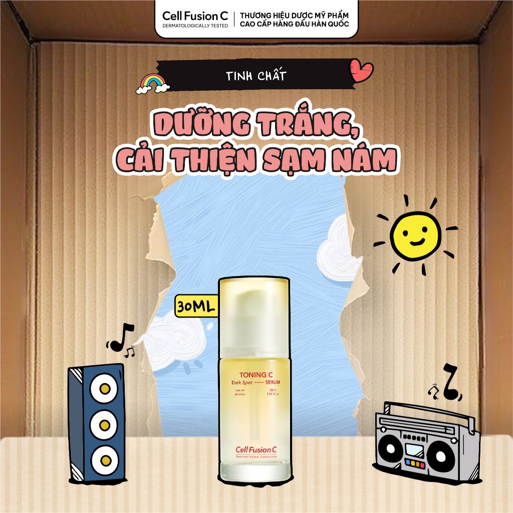 Tinh Chất Dưỡng Trắng, Cải Thiện Sạm Nám Cell Fusion C Toning C Dark Spot Serum 30ML