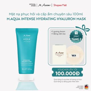 Mặt nạ phục hồi và cấp ẩm chuyên sâu 100ml M.AQUA INTENSE HYDRATING HYALURON MASK | M.Asam Việt Nam