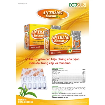 ĐẠI TRÀNG CQT 50 viên bs Enzym tiêu hóa, kẽm, vitamin, hỗ trợ tiêu hóa, giảm viêm đại tràng tiêu chảy, táo bón