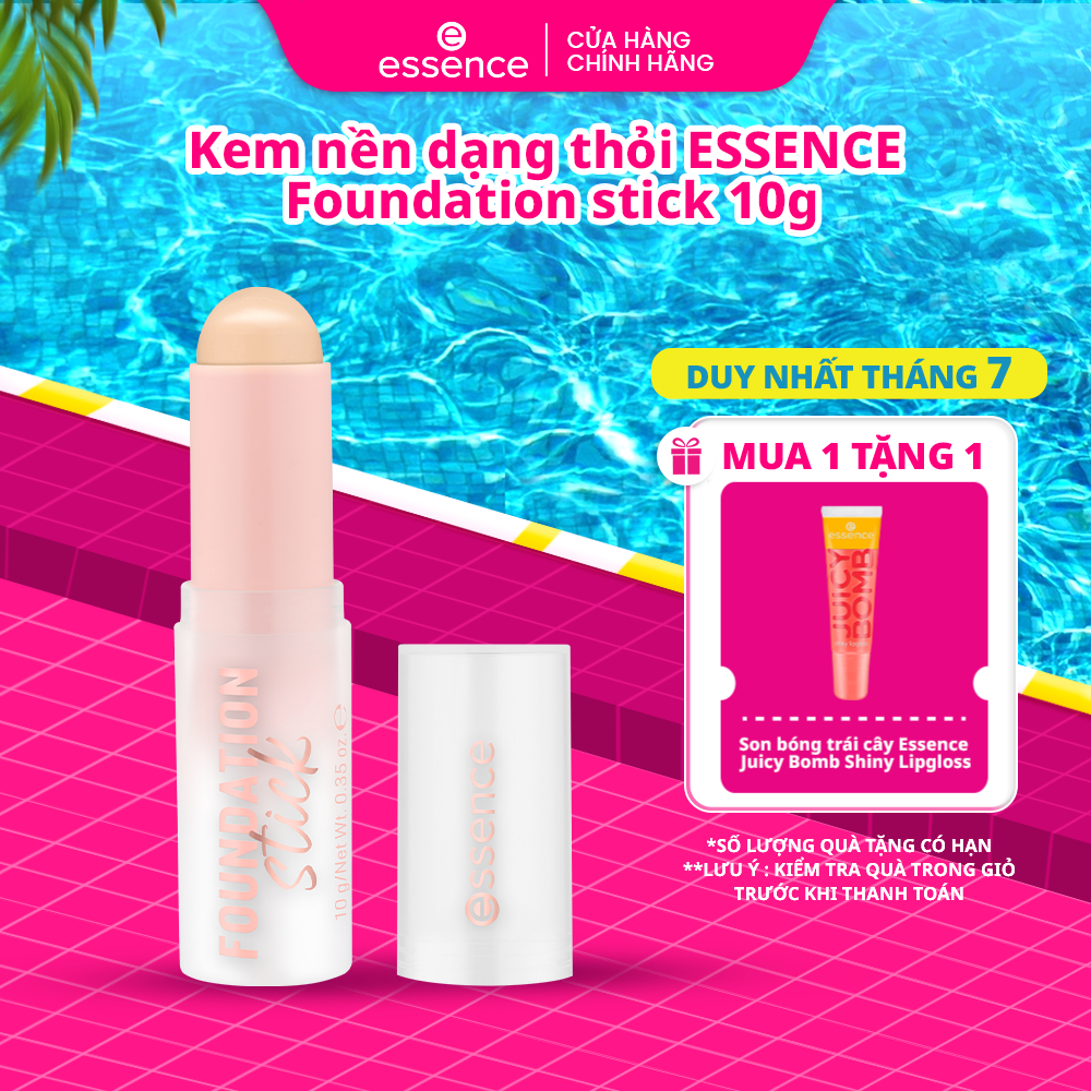 [HÀNG MỚI VỀ] Kem nền dạng thỏi mỏng nhẹ bền lì ESSENCE Foundation stick 10g