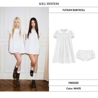 [LINK MỚI] Set áo váy babydoll tay bồng kèm quần bí ngắn YUTASHI - KILLSYSTEM