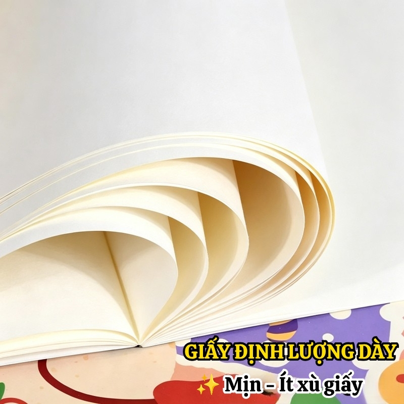 Vở Vẽ A4 Giấy Dày 30 Tờ - Sổ Vẽ Tranh Sketchbook Mỹ Thuật Phác Thảo Cho Bé Học Sinh