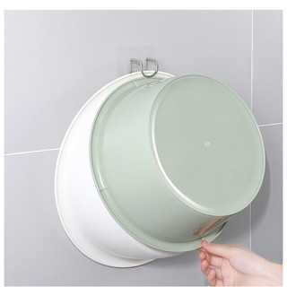 Móc Treo Thau Chậu Nhà Tắm INOX Dán Tường - Giá Treo Chậu Rửa Mặt, Nắp Nồi Không Cần Khoan