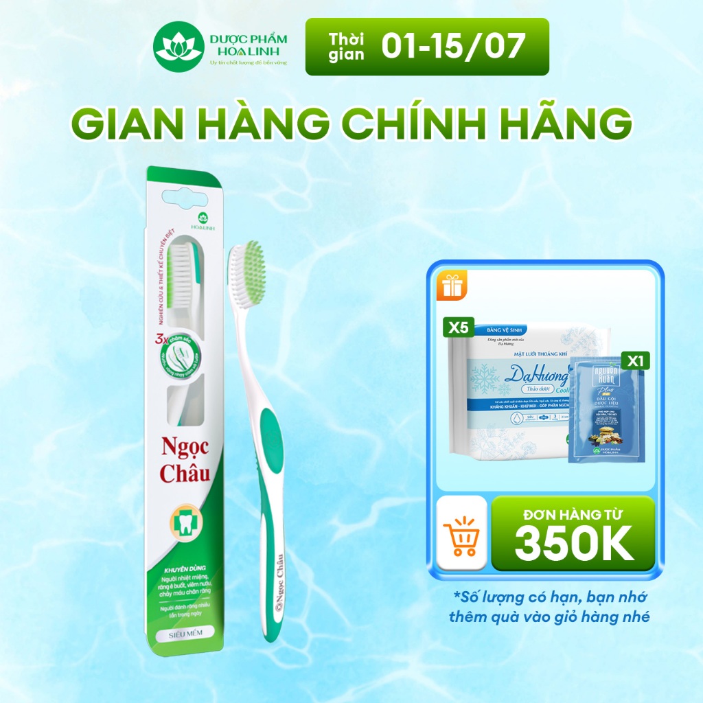 Bàn chải đánh răng Ngọc Châu Siêu Mềm