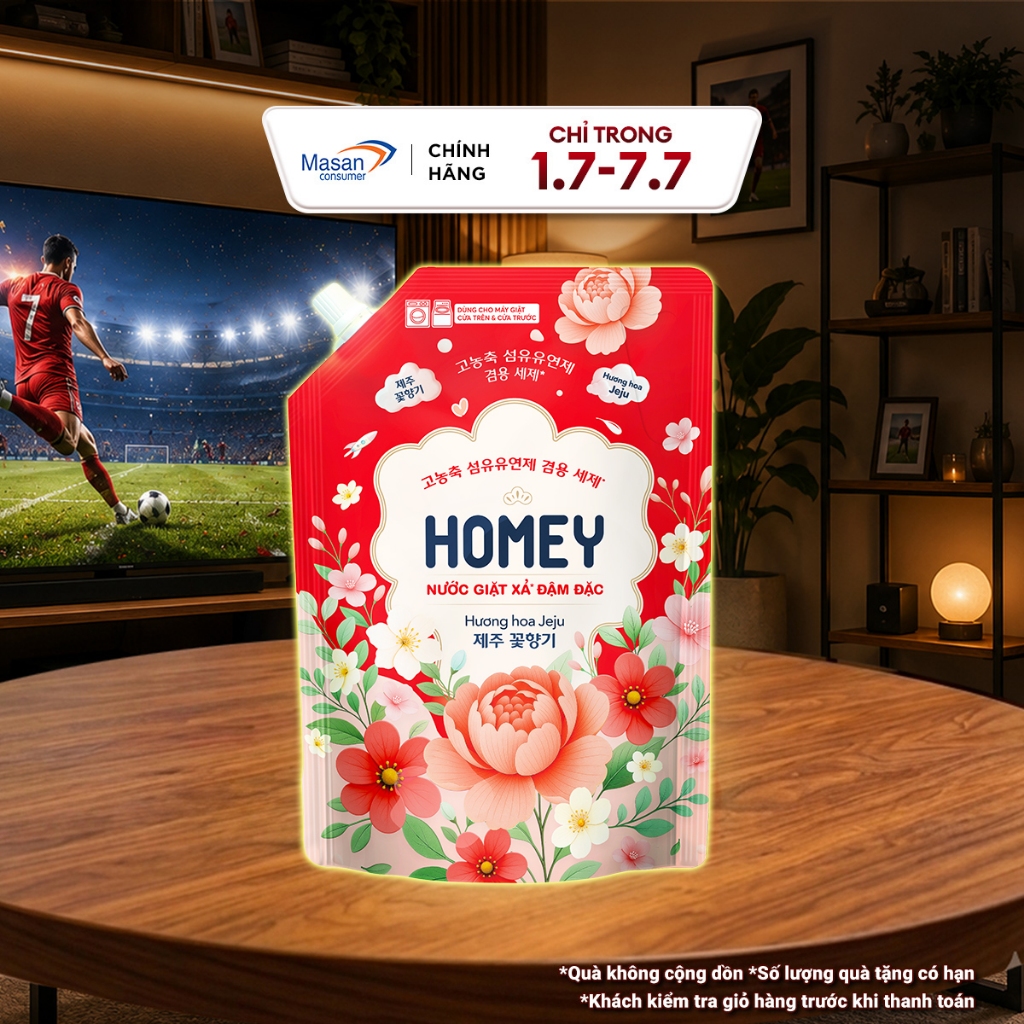 [LS] Nước giặt xả Homey đậm đặc túi x 3.4kg