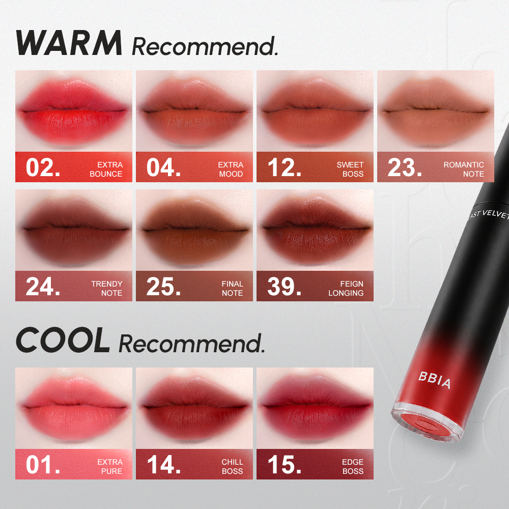 [RENEW] Son kem lì bền màu, mịn như nhung BBIA Last Velvet Lip Tint 5g