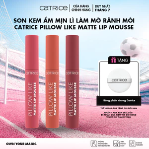 Son kem Catrice Pillow Like Matte Lip Mousse ẩm mịn lì làm mờ rãnh môi