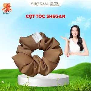 Một Dây Buộc Tóc Scrunchie Cao Cấp SHeGAN - Phụ Kiện Thời Trang (còn Nâu)