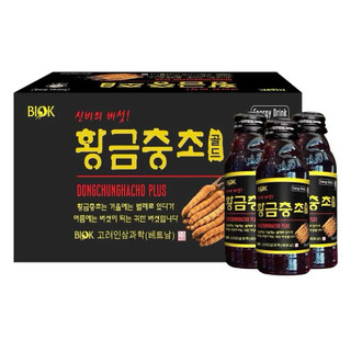Nước Đông Trùng Hạ Thảo DongChungHaCho Plus ( Hộp 10 Chai x 100ml )